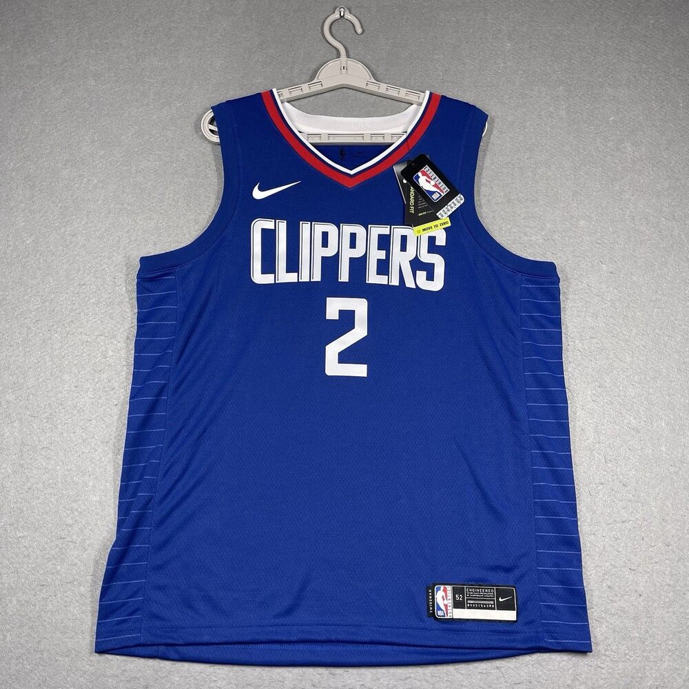 LA Clippers Jersey Men XL Blue #2 Kawhi Leonard Nike Swingman NBA Season 2018-19